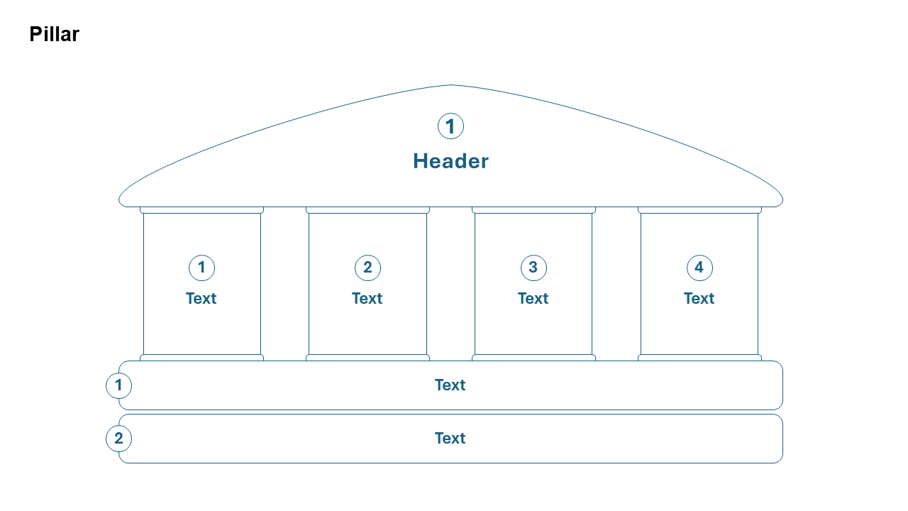 Pillar Structure Layout for Presentation - Slidedoer